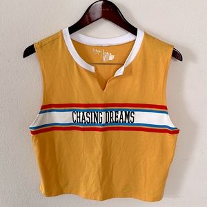 Flirtitude Chasing Dreams Muscle Shirt Size Large Casual Summer